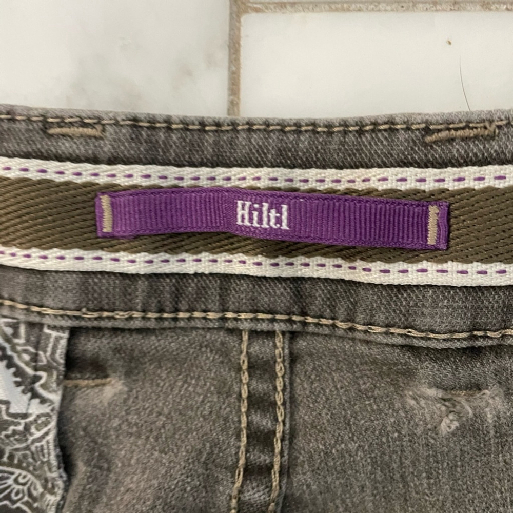 HILTL, men’s gray denim jeans, size likely 36x30, straight leg, modern fit - Picture 6 of 8
